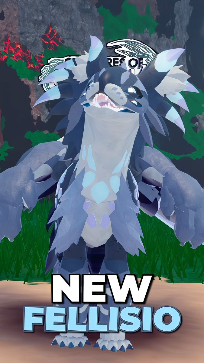 The time has finally come Sonarians... Fellisio's remodel is releasing THIS FRIDAY! What do you think of Fellisio's remodel? 🎉 🐱 #CreaturesofSonaria #Roblox