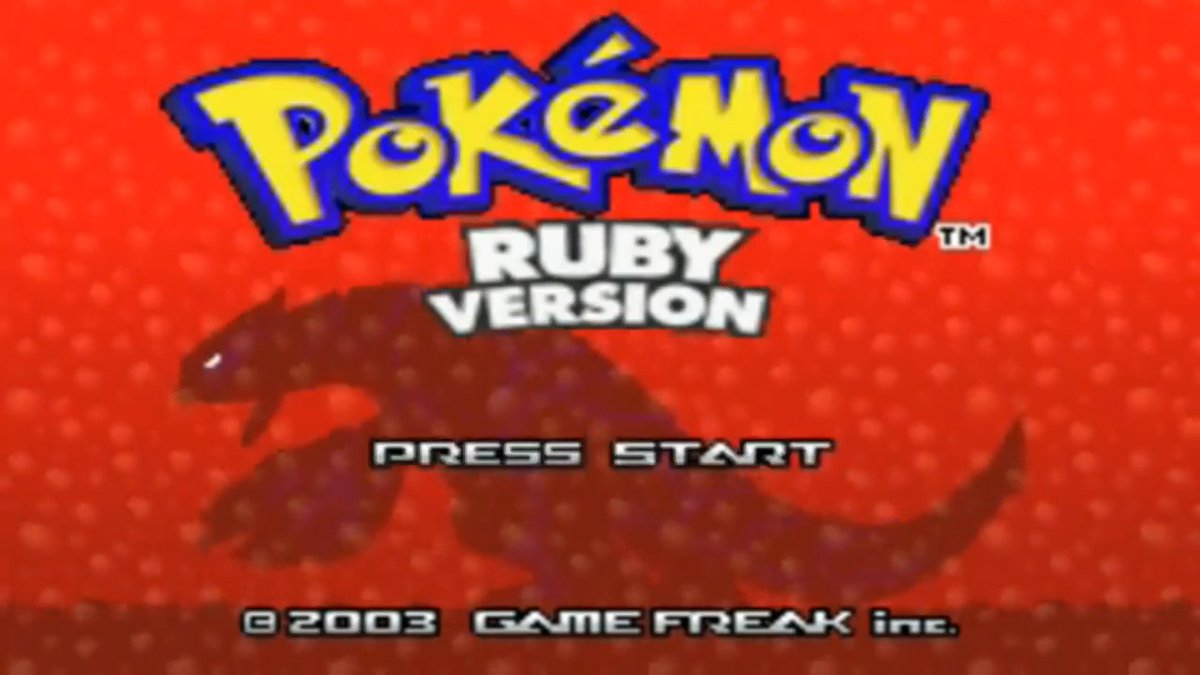 Pokémon Ruby intro (2003)
