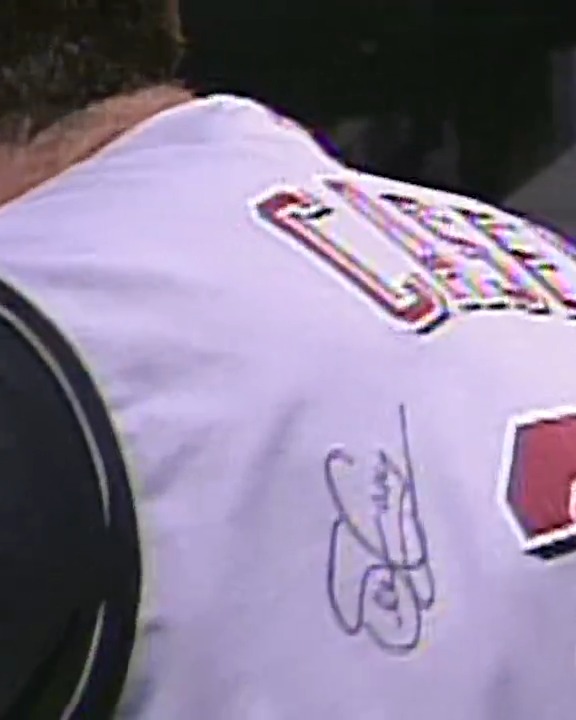 Sean Casey had to wear a jersey that he signed during the All-Star Game 😂