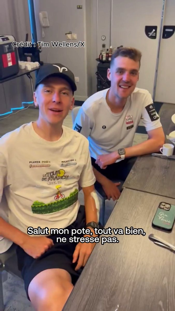 Menacé sur les réseaux sociaux pour avoir involontairement provoqué la chute de Tadej Pogacar dans le final de la 11e étape du Tour de France, Tobias Johannessen a reçu le soutien du champion du monde en personne (et une piqûre de rappel de Jhonatan Narvaez) #TDF2025 #LesRP