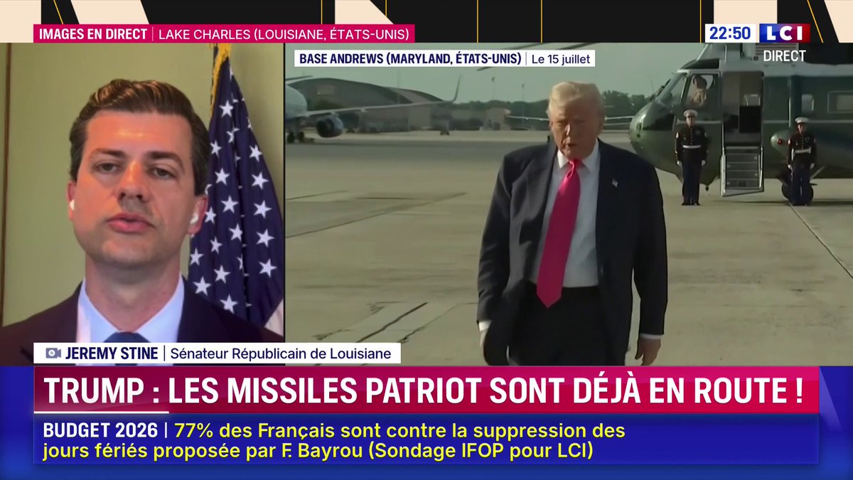 🔴🗣️ "On veut la paix, nous les Américains, les États-Unis, tout le monde veut la paix, le problème c'est que Monsieur Poutine est un voyou et on commence à perdre beaucoup de patience" : Jeremy Stine à Darius Rochebin