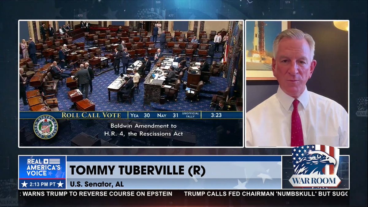 “There is no reason for us to even talk about amnesty. If you’re here illegally, you’ve got to go home. We can’t afford you!” - Tommy Tuberville — Text COACH to 36382 Bannon’s WarRoom