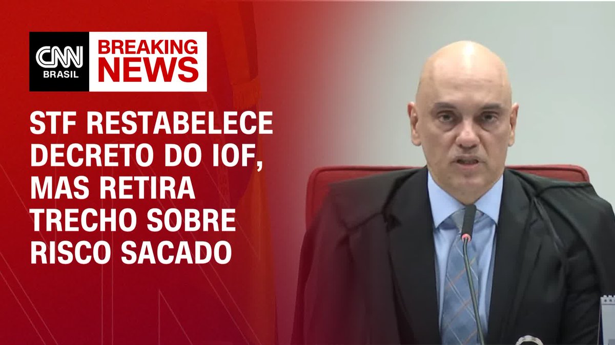Moraes restaura decreto de alta do IOF; assista #CNNArena