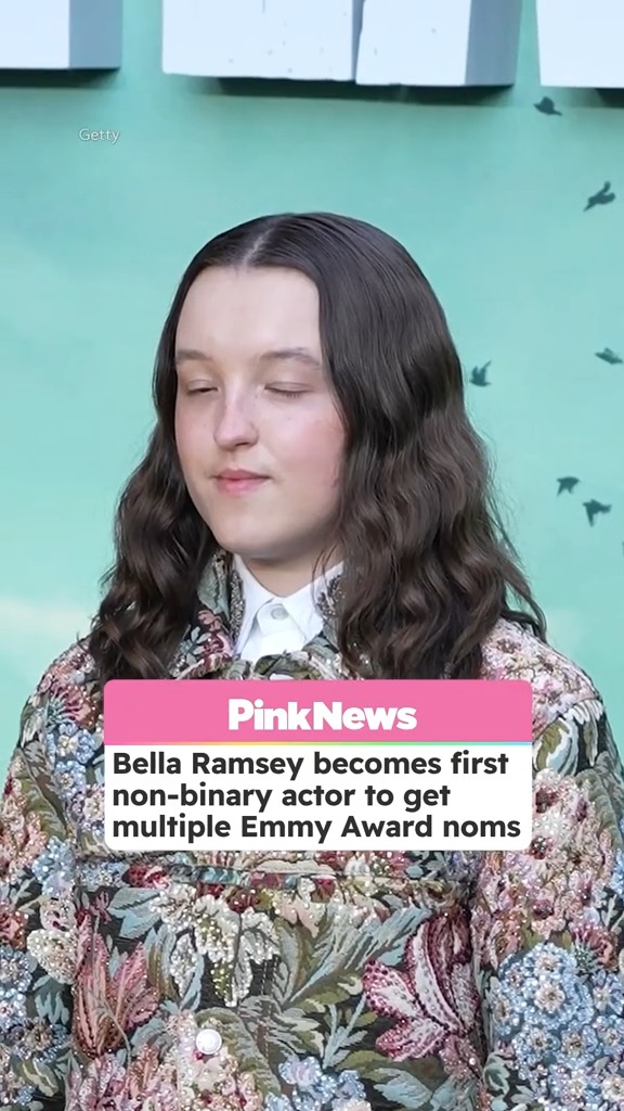 Bella Ramsey has become the first publicly non-binary actor to secure multiple acting nominations at the Emmy Awards. Read more: