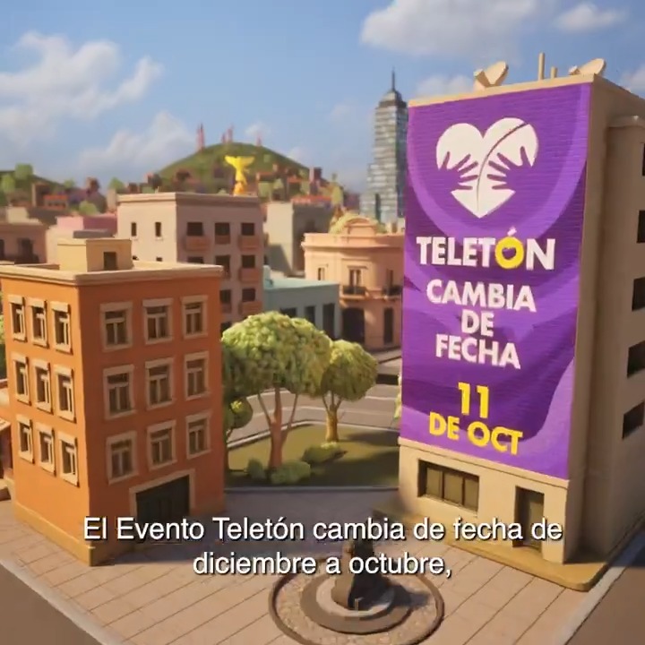 Nueva fecha, misma misión: cambiarlo todo. ¡Acompáñanos este 11 de octubre y cambiemos la vida de miles de niñas, niños y adolescentes con discapacidad, cáncer y autismo! 💜💛 Teletón cambia todo.