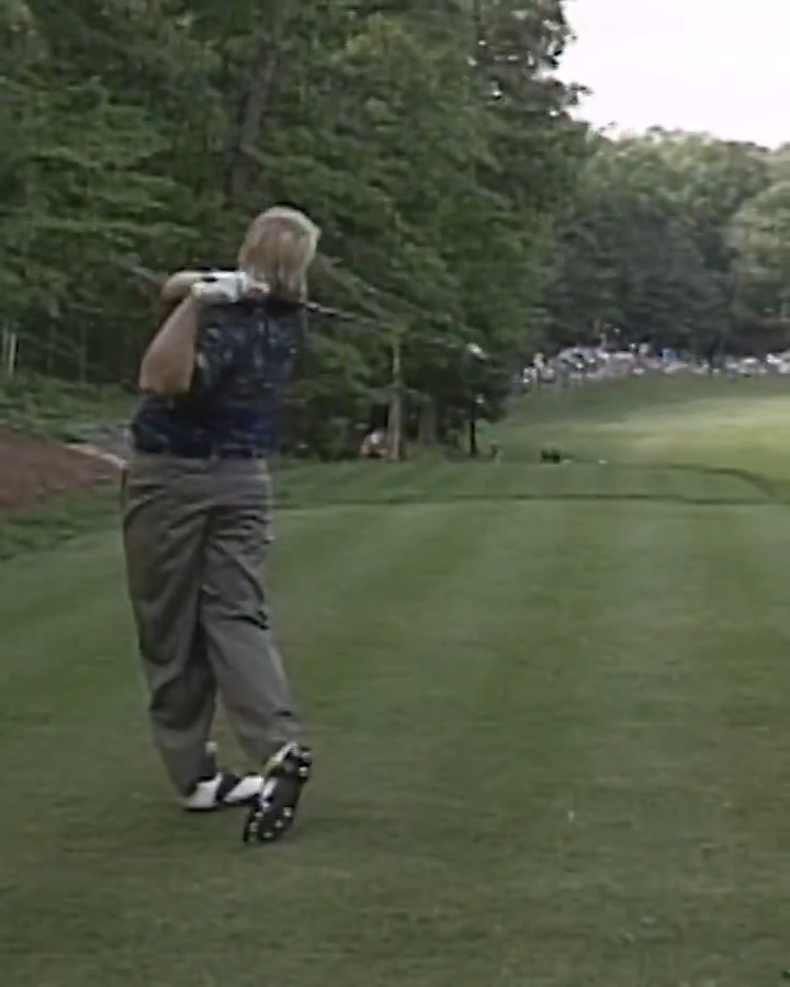 A legendary swing from the 1995 Open champion, John Daly 🏆 Celebrating 30 years since his memorable win at St. Andrews!