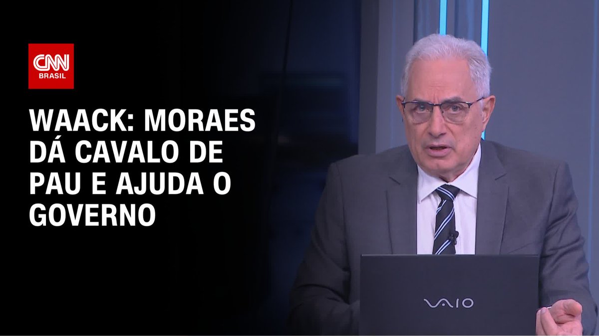 Waack: Moraes dá cavalo de pau e ajuda o governo; assista #WW