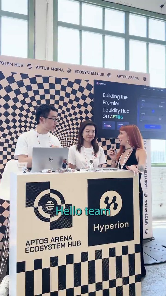 Sneak peek at the next interview coming soon featuring Hyperion's very own 0xcsk and Alec🌐 ✨ Hosted by Alix, stay tuned for the full release 🍿