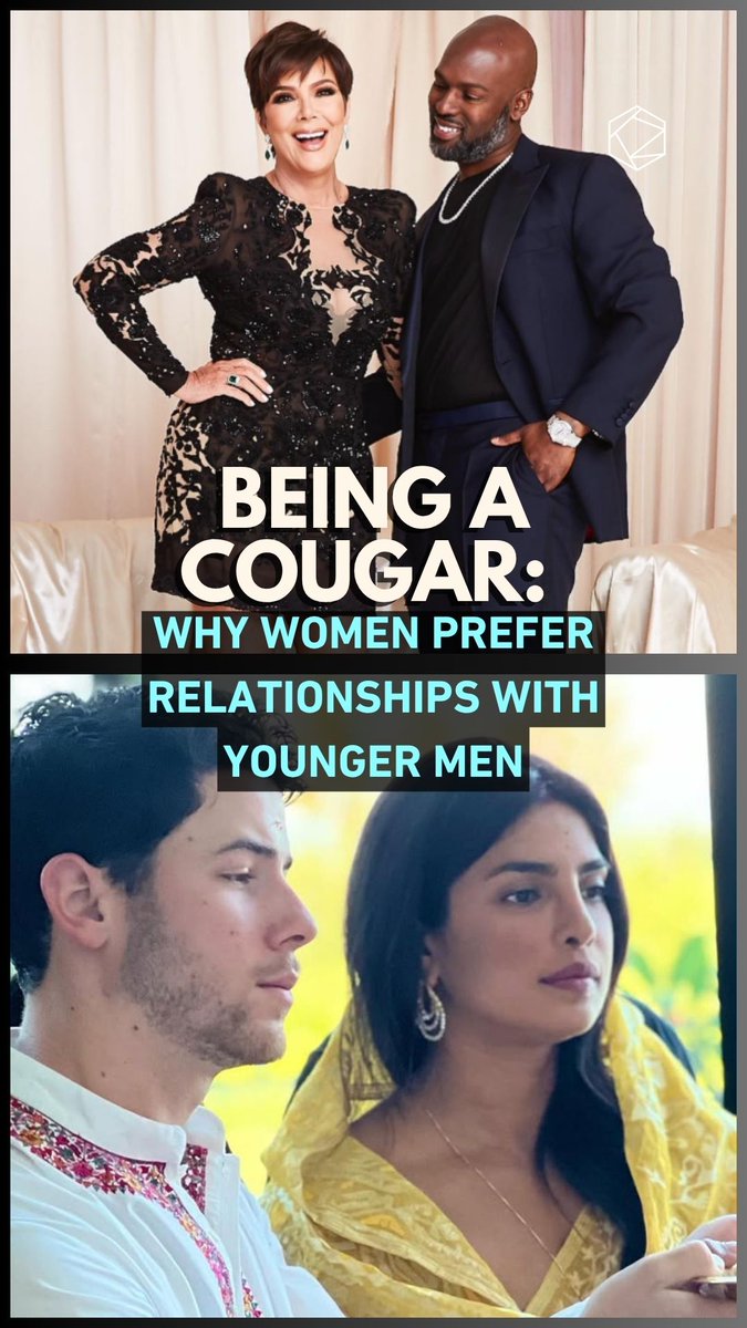 Why is it shocking when women date younger men but normal when men do it? 🤨