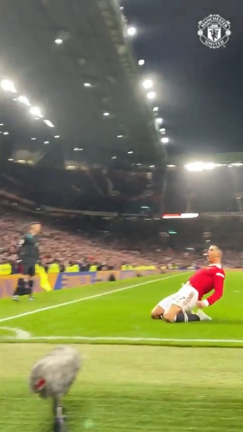 That knee slide celebration was so smooth. Really miss seeing Cristiano do those.