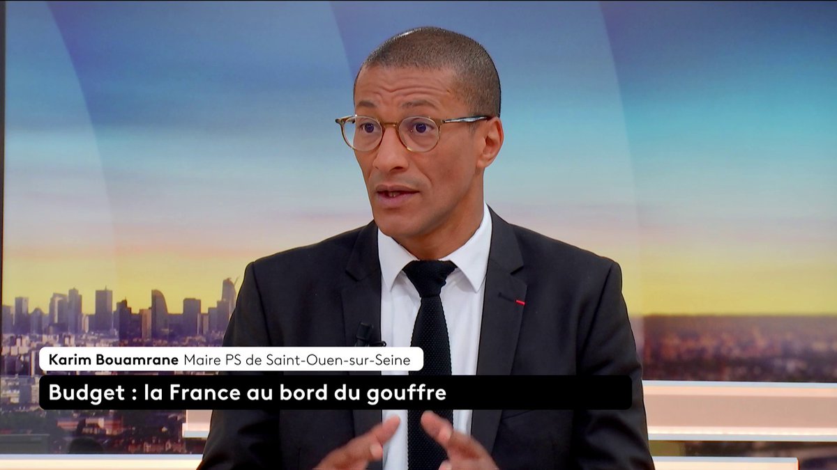 🔴 "Le budget, c'est un moyen, ce n'est pas une finalité", déclare Karim Bouamrane, maire PS de Saint-Ouen-sur-Seine, qui poursuit en affirmant qu'il faut un "désendettement" de la France, mais surtout "un projet politique". #canal16 #franceinfo