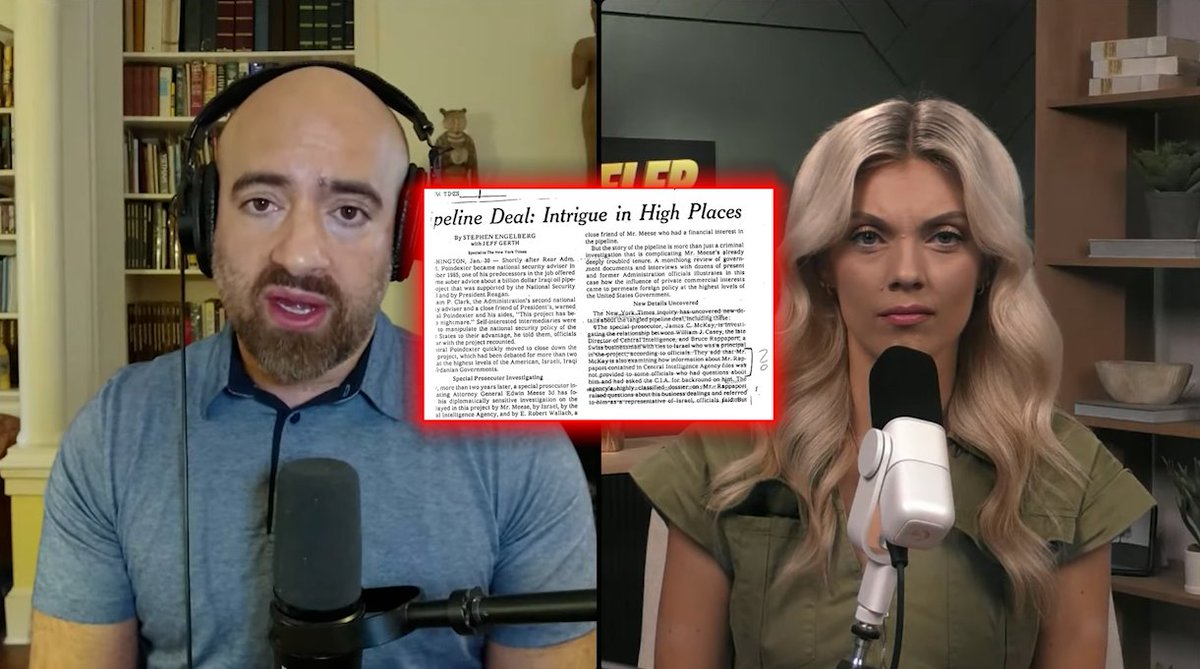 This is probably the most complete interview I've done all week on Jeffrey Epstein. Liz Wheeler asked me about Epstein's ties to intelligence in the US, Israel and beyond, and the nuances here I think can help guide both the general public and the Justice Department on answers.