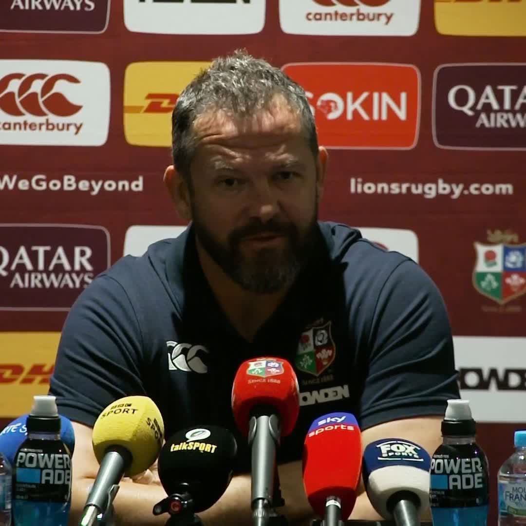 "That's the right balance for the first test" 🤝 Andy Farrell discusses the decision behind selecting Tadhg Beirne, Tom Curry and Jack Conan in defence in his British &amp; Irish Lions squad 💬