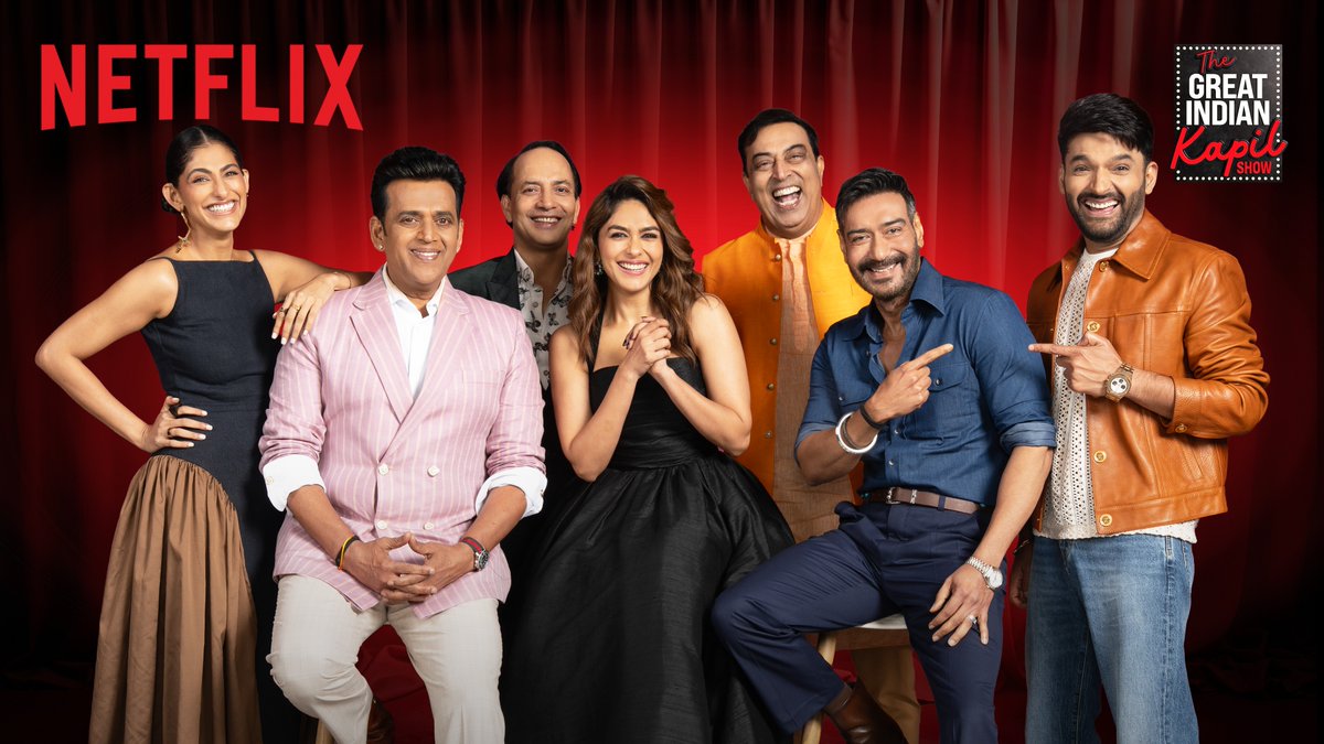 This funnyvaar Ajay Devgn rocks, Kapil shocks 🔥