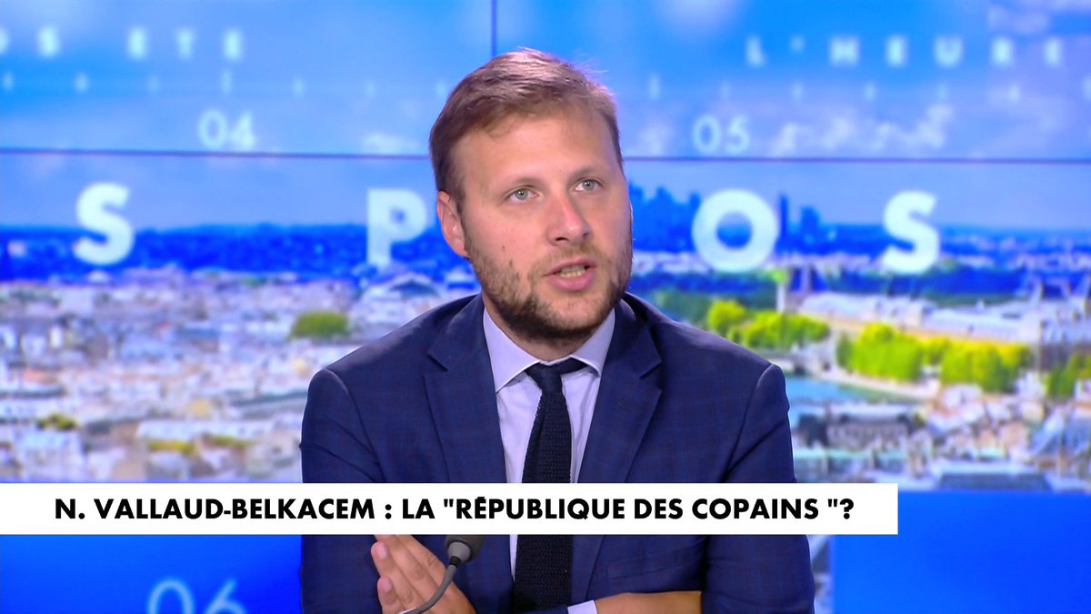 Alexandre Devecchio, journaliste, sur la nomination de Najat Vallaud-Belkacam à la Cour des comptes : «Najat Vallaud-Belkacam n'a jamais réussi à être élue quelque part sur son nom», dans #HDProsEté