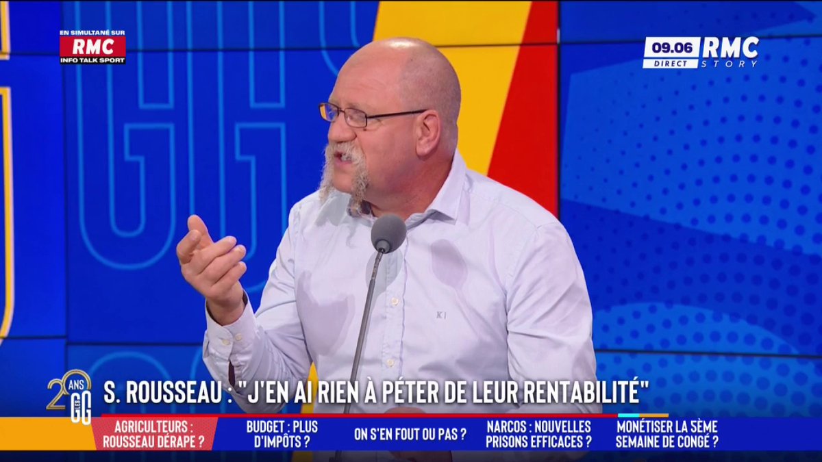 đŁïžđŹ Didier Giraud sur les propos de Sandrine Rousseau sur les agriculteurs : "Tous ont Ă©tĂ© choquĂ©s. Pour exister, elle est toujours dans l'outrance mais personne n'en a rien Ă faire de l'avis de Madame Rousseau. En 30 ans de carriĂšre, elle n'a pas créé un euro de PIB." #GGRMC