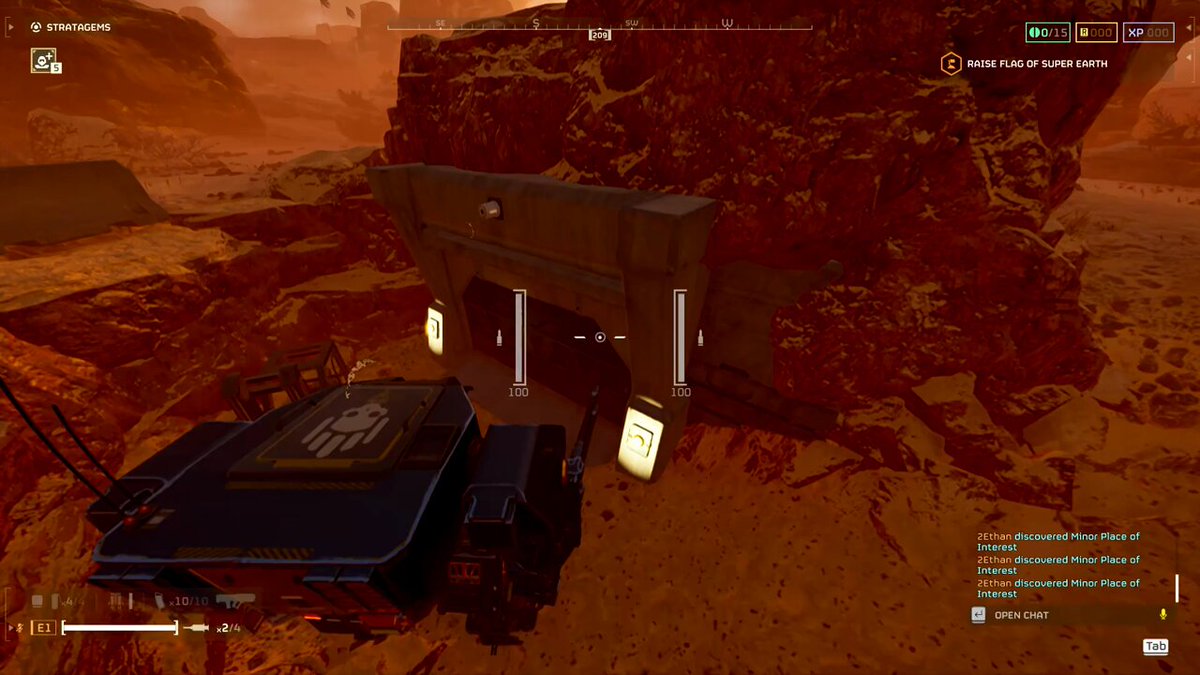 #Helldivers2 | #Helldivers You can enter and collect the items in bunkers (Mech method) now as solo