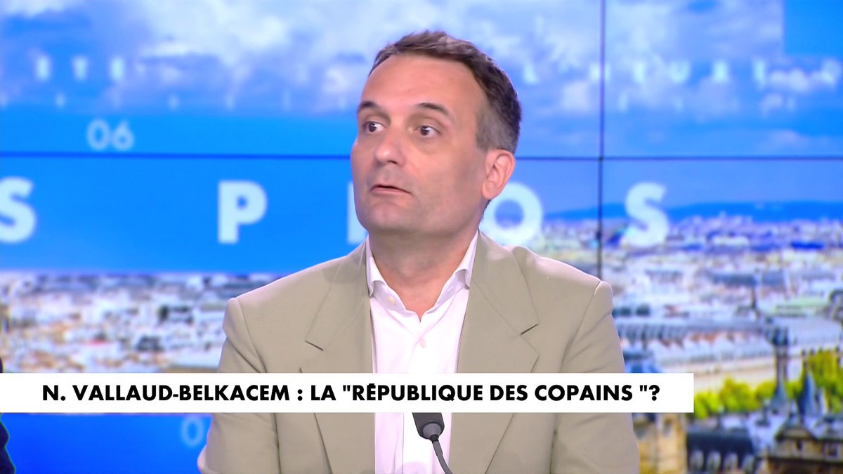 Florian Philippot, président Les Patriotes, sur la nomination de Najat Vallaud-Belkacam à la Cour des comptes : «Aujourd'hui, un tas d'instances pratiquent un recasage massif», dans #HDProsEté