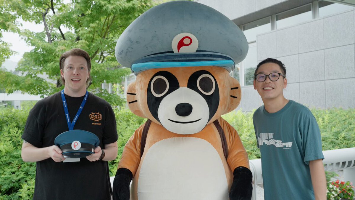 ビットサミットウィークエンド！🔥 明日から「TANUKI: Pon's Summer」がBitSummitで遊べます！ ステッカーや郵便帽などグッズも用意しているので、ぜひPonに会いにきてください📷 京都でお会いしましょう！
