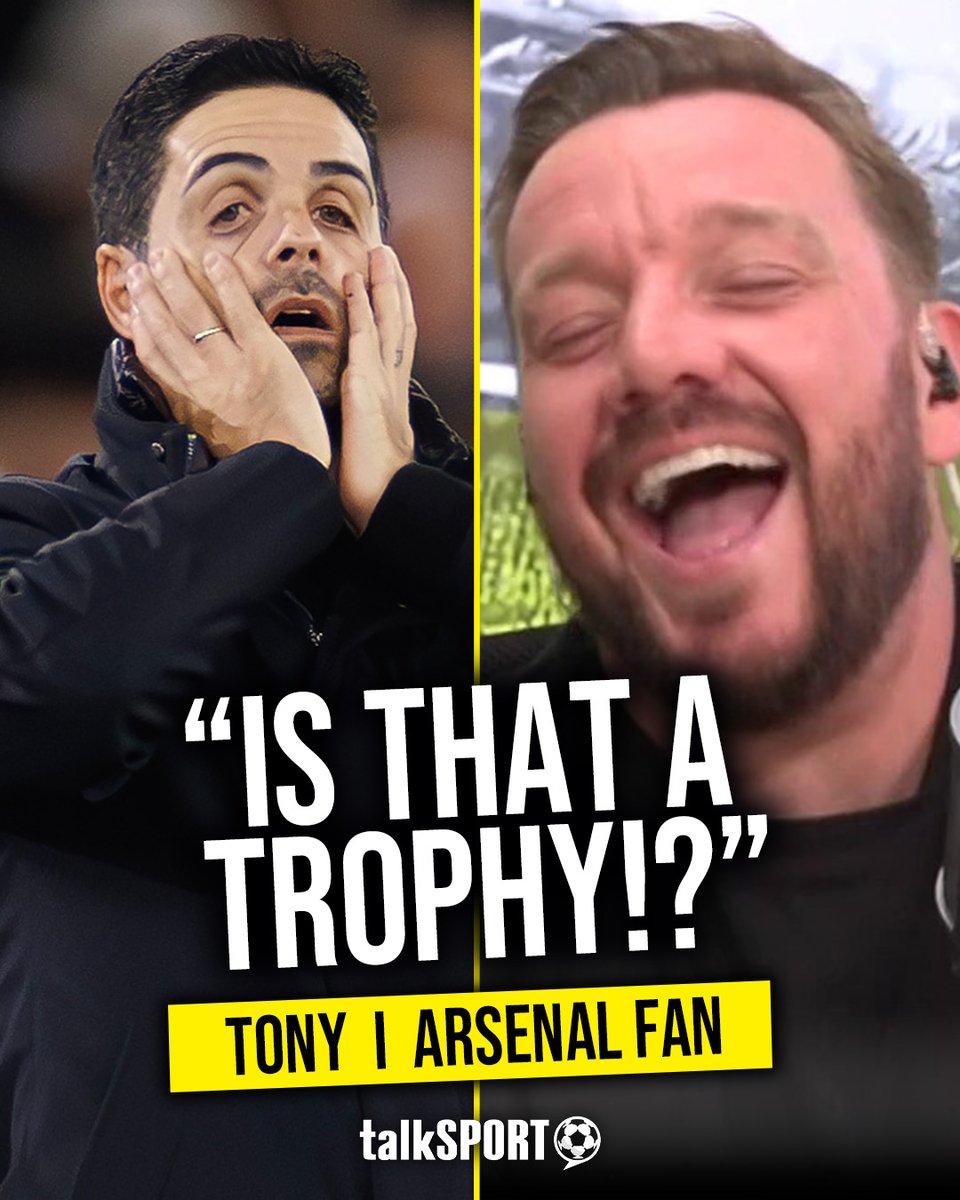 🙌 Caller: "We were unbeaten against #MCFC!" 🤷‍♂️ O'Hara: "What did you win, though!?" 🙏 Caller: "We got a UCL spot and got more points than #LFC in 2025!" O'Hara: 🤣🤣🤣🤣🤣🤣 Jamie O'Hara couldn't believe this call from Tony the #AFC fan! 🤣