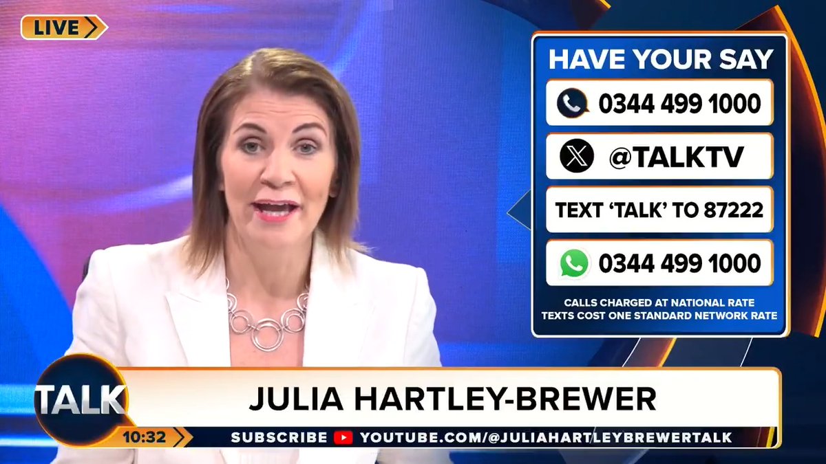 BREAKING: The UK is set to lower the voting age to 16 in landmark electoral reforms. Julia: "Just when you think things couldn't get any worse... we're going to let kids vote over who runs the country - completely and utterly insane!" Julia Hartley-Brewer