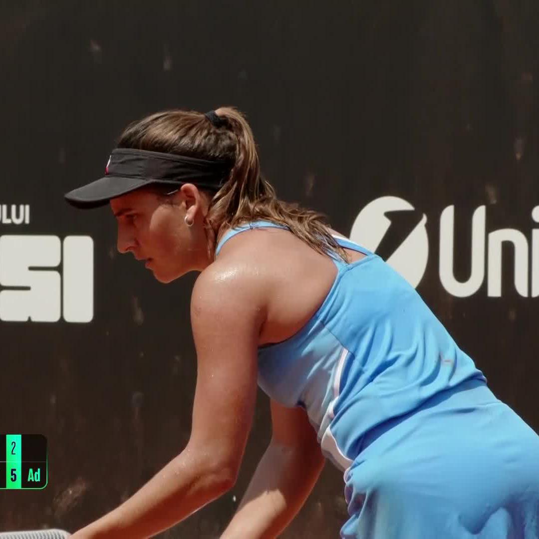 In the zone 💪 Maria Lourdes Carle defeats the No. 1 seed Avanesyan 7-6(4), 6-2 to book her spot in the quarter finals! #IasiOpen