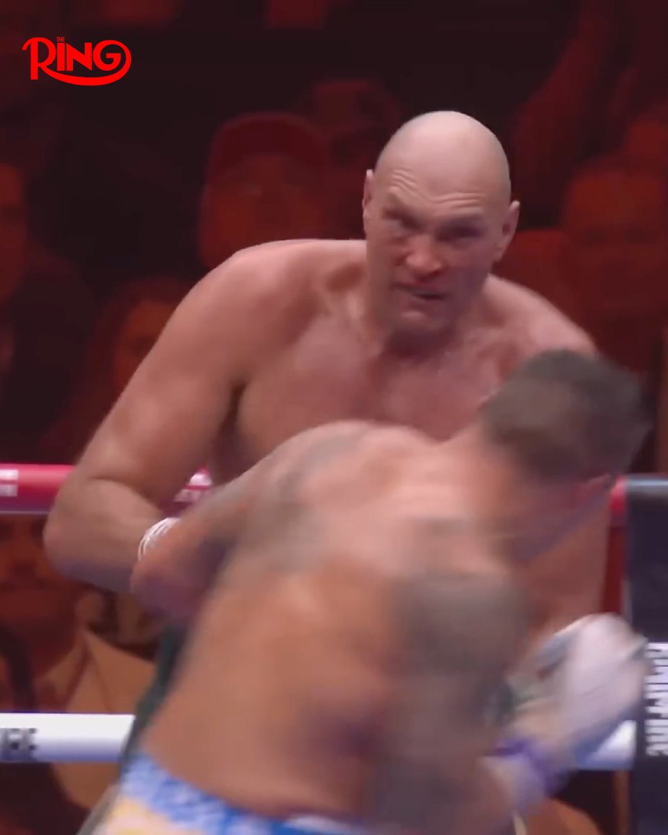 Oleksandr Usyk was ruthless when he pummelled Tyson Fury in round nine of their first fight 😨 The Ukrainian is now set to fight Daniel Dubois this Saturday for The Ring and undisputed heavyweight titles on DAZN 👑