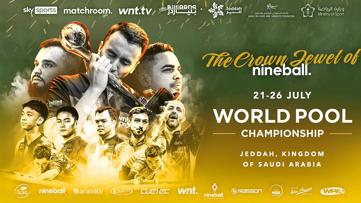 It's almost time for the World Pool Championship 🚨 It begins on Monday, live on Sky Sports 🎱