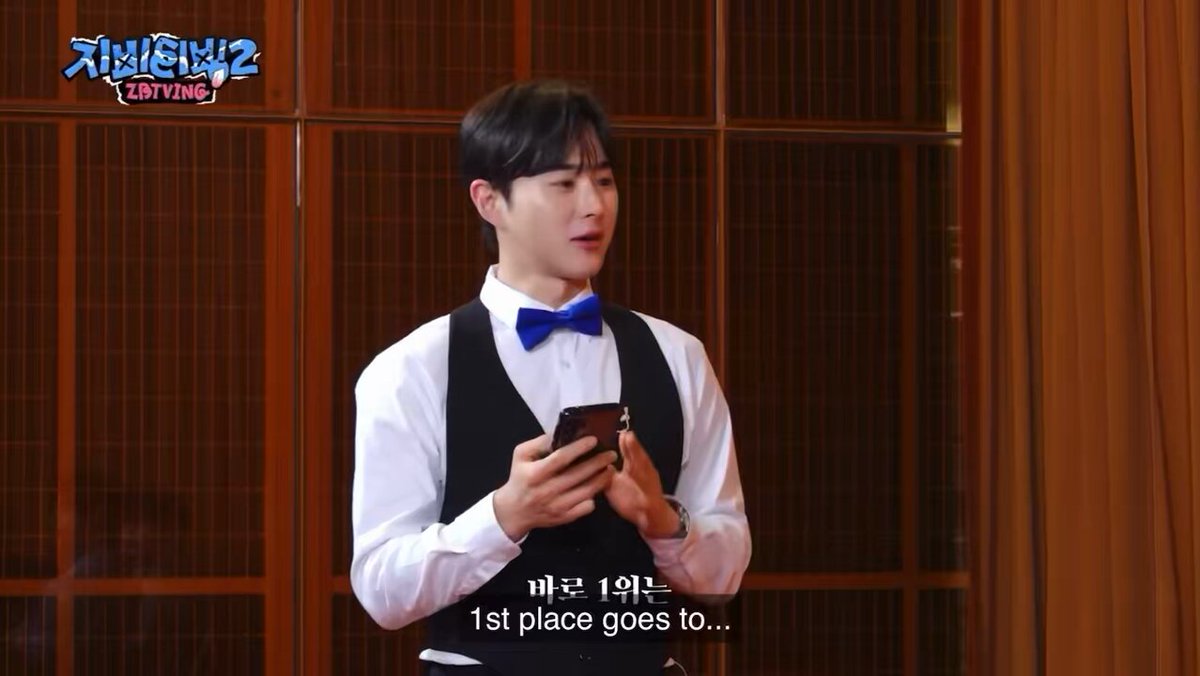 MATTHEW WON FIRST PLACE IN THE GAME??? he earned 825k won and his immediate reaction was to take his jacket off LMAO