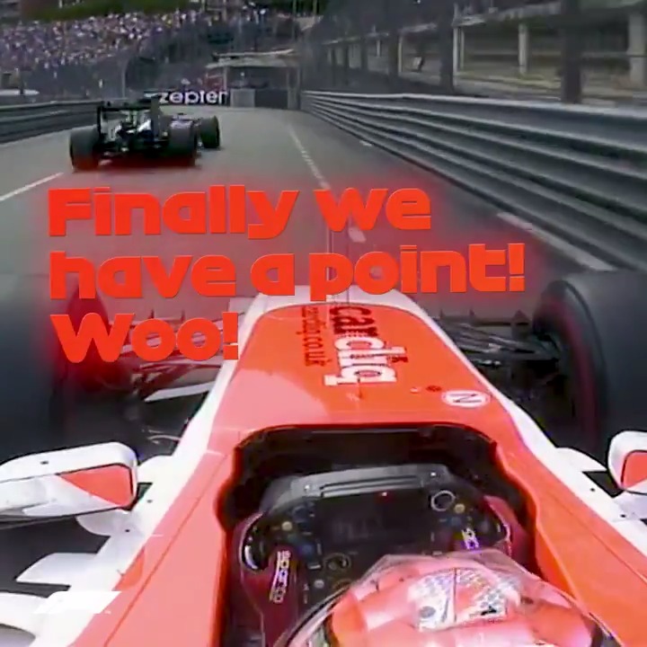 Jules Bianchi scored Marussia's first ever points at Monaco 2014