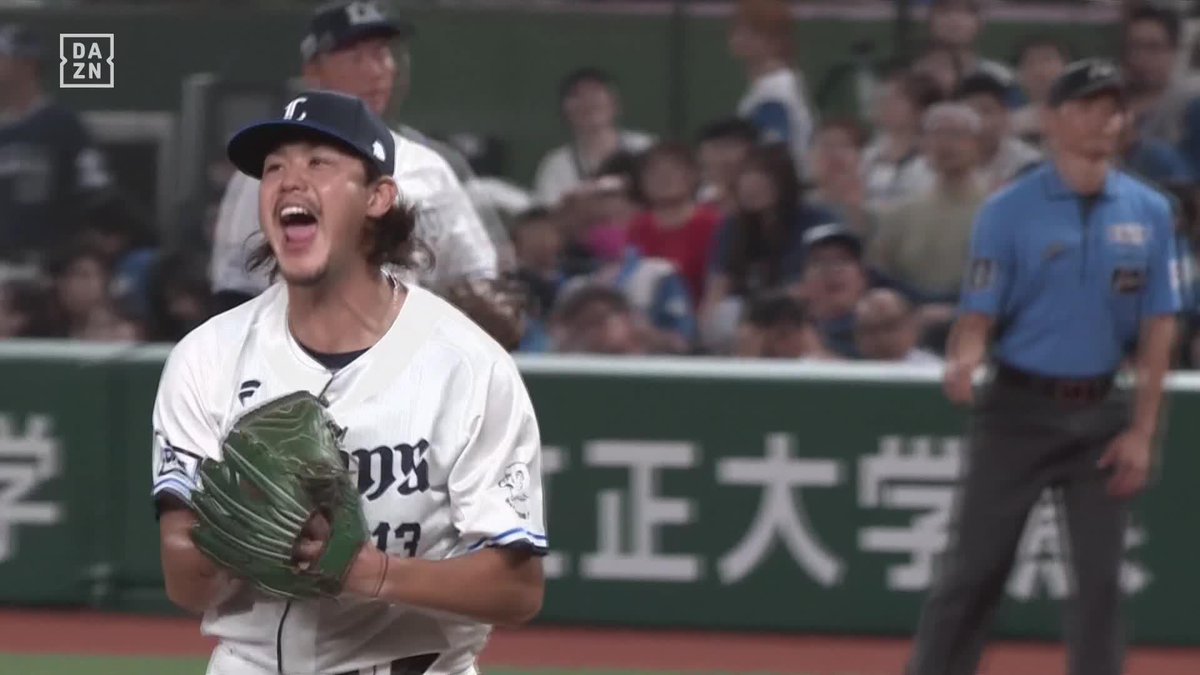 エースの咆哮 髙橋光成 気迫の投球 勝負は8球目 147キロのフォーク ※映像は6回2アウト目 ⚾プロ野球 (2025/7/17) 🆚西武×日本ハム 📱Live on DAZN #オレをみろ #seibulions