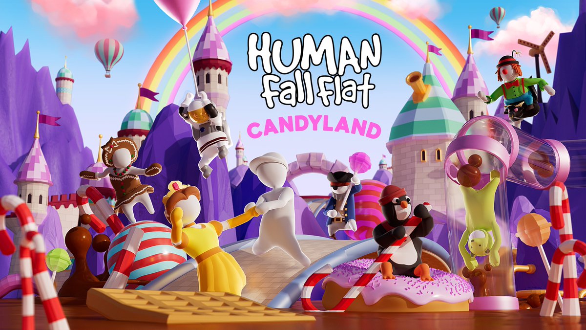 Two brand-new levels, Candyland and Hike, are now available for FREE on Xbox! 🍭 Dive into the vibrant sugar-coated world of Candyland filled with sticky surprises! 🥾 Burn off those sugary calories with a breathtaking Hike up the mountains! Also available on XboxGamePass!
