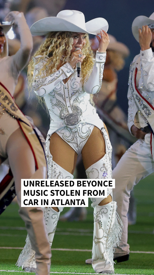 VIDEO: 🇺🇸 🎵 Unreleased Beyonce music stolen from car in Atlanta Computer drives containing unreleased music by US superstar Beyonce and plans related to her concerts were stolen last week in Atlanta, police said, with a suspect still at large
