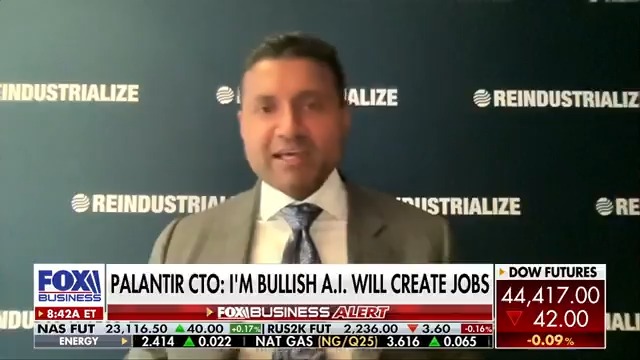 A.I. gives the American worker 'superpowers': Palantir CTO Shyam Sankar