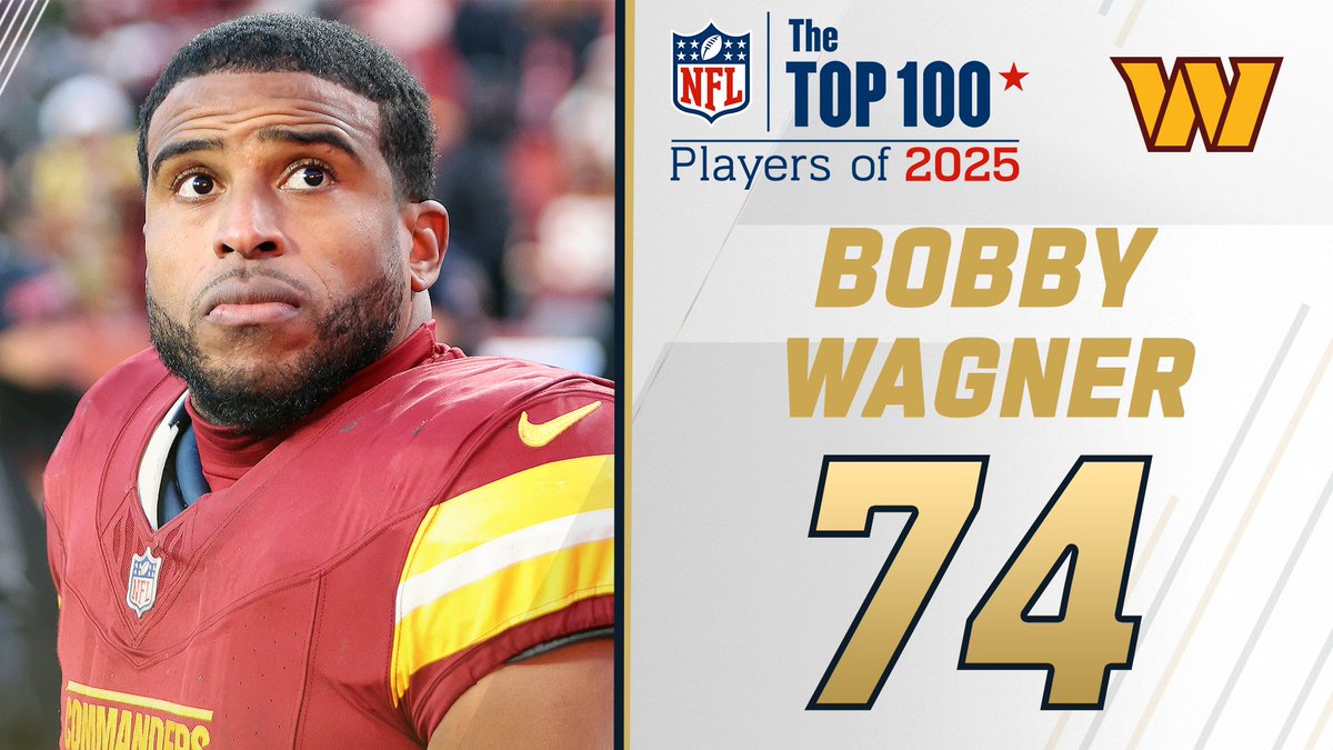 NFL Top 100 Players of 2025: Washington Commanders LB Bobby Wagner snags No. 74 on the countdown! NFL Films