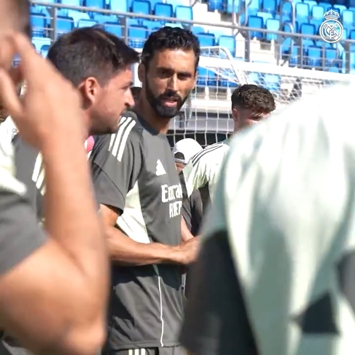 Fran González, Sergio Mestre, Jesús Fortea and Diego Aguado are back in training with Castilla.