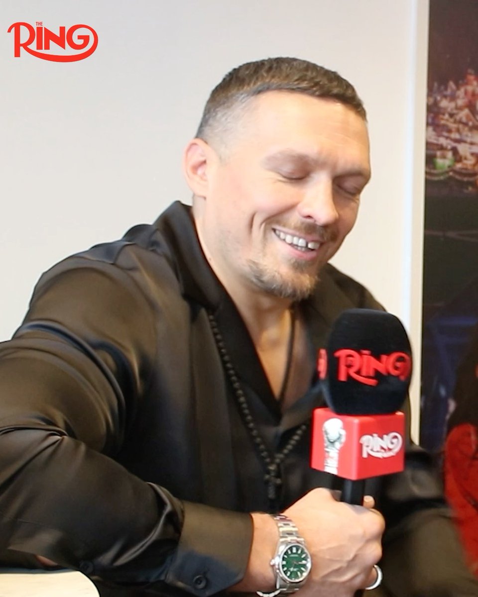 Oleksandr Usyk tells The Ring of his confusion during his face-off with Daniel Dubois before their fight this Saturday on DAZN 🤣