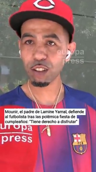 El padre de Lamine Yamal, sobre la fiesta: "La gente se va a morir de envidia. Mi hijo está siendo un ejemplo para muchos niños. Tiene que disfrutar. Si hubiese hecho algo malo, yo le tiraría de las orejas. Si no, que lo denuncien en la comisaría".