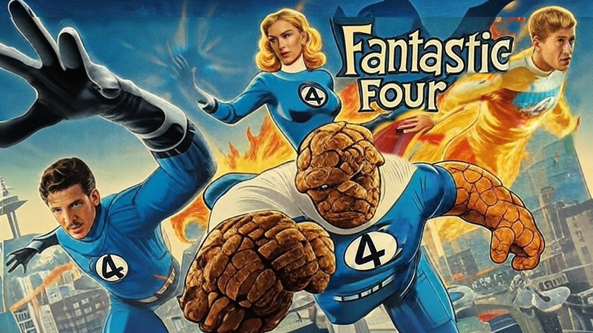 If #TheFantasticFour First Steps was a 1960's TV Show, this would be the intro.