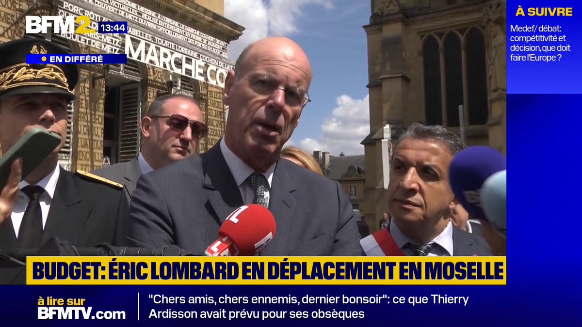 Suppression de jours fériés: "Que ce soit un effort, je le sais bien, c'est pour ça qu'on l'annonce très en amont pour qu'il y ait ce dialogue, ce débat, cette prise de conscience. Que veut-on pour protéger notre modèle social ?", estime Éric Lombard #BFM2