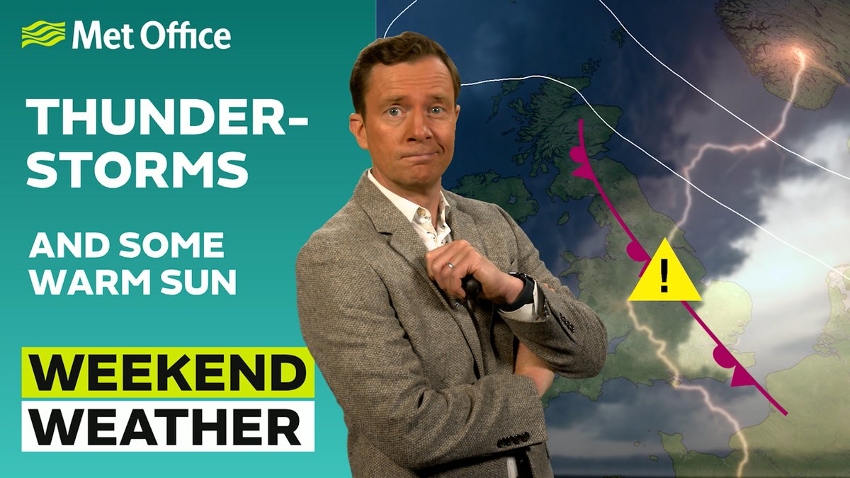 Thunderstorm warnings have been issued for the weekend, but will you catch one? Find out more in the weekend weather forecast with Alex Deakin