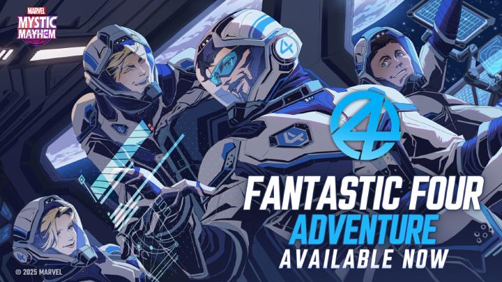 The pioneers of science, courage, and family. 🔥 With powers born from a cosmic storm and a bond forged by fate, the #FantasticFour lead with brilliance, heart, and unshakable loyalty. Join them as they step into the world of #MarvelMysticMayhem.