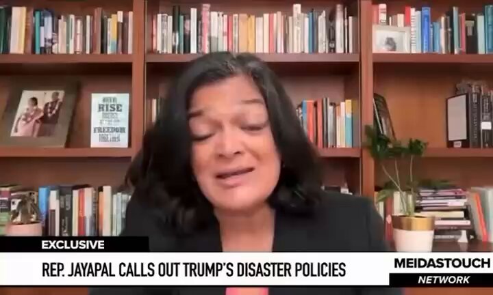 Rep. Pramila Jayapal accidentally admits illegals receive taxpayer-funded SNAP benefits: "Yesterday, I was at a food bank in my district talking about SNAP cuts… people are not showing up because they’re afraid… It’s undocumented immigrants." Why are illegals in your district receiving taxpayer-funded SNAP benefits Rep. Pramila Jayapal? I thought Democrats said this wasn’t happening…