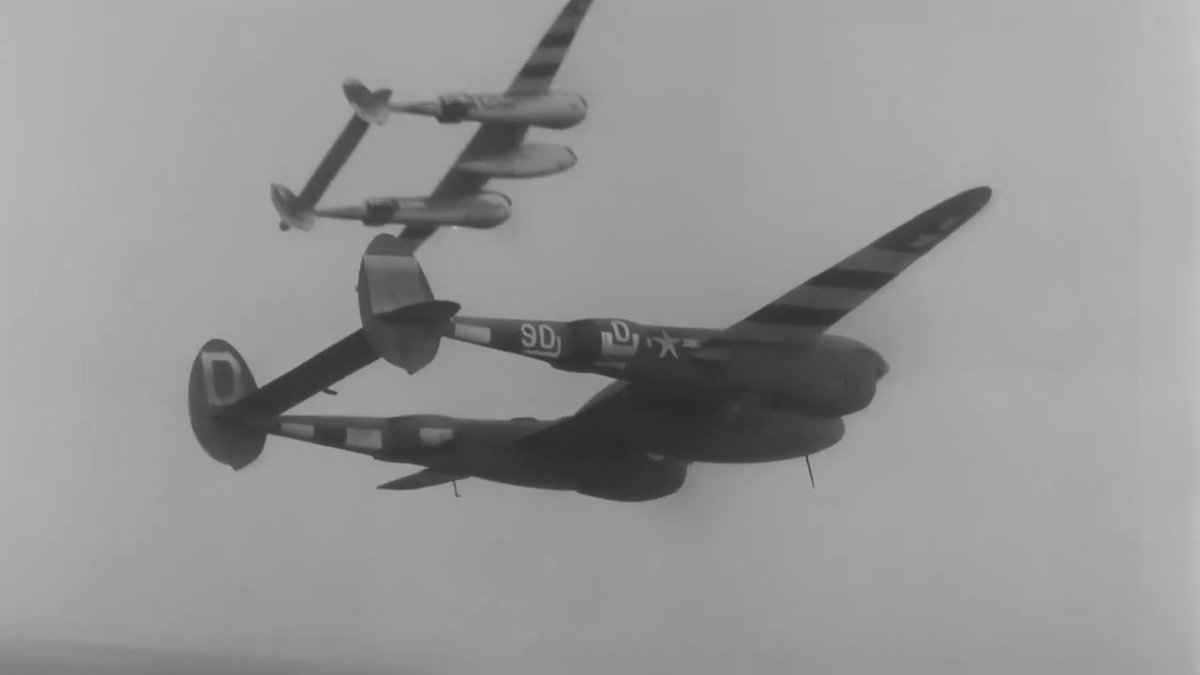 Some badass P-38 action from WWII with a few different clips that includes P-38 gun camera action towards end. The only squadron identified in footage was the 339th Fighter Squadron. Probably my favorite fighter of the war.🤘😎