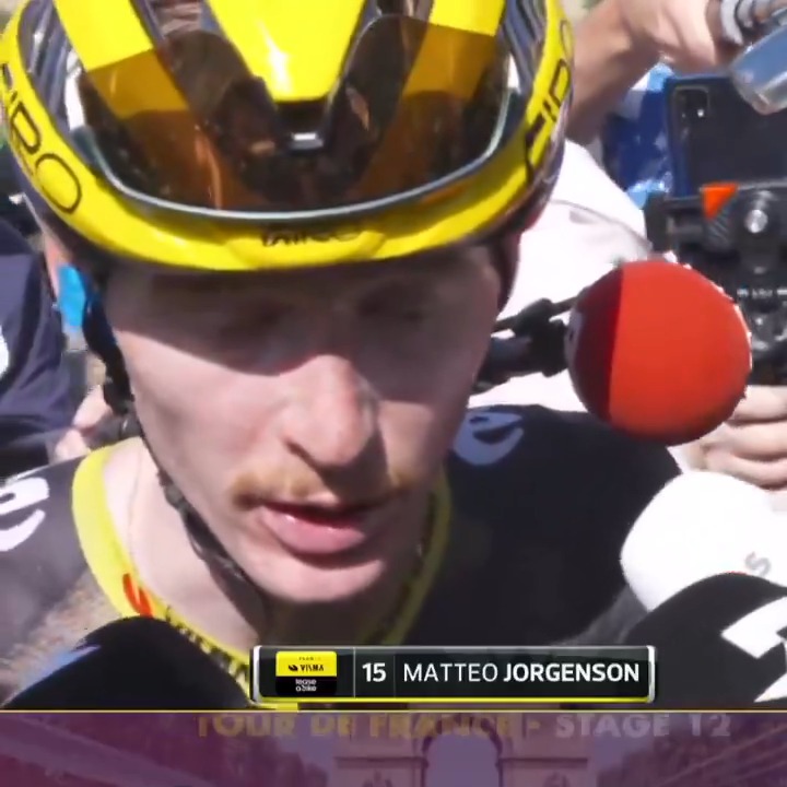 After a tough day on Stage 11, Matteo Jorgenson says he knew from the start that it would be a difficult stage for him. #TDF2025