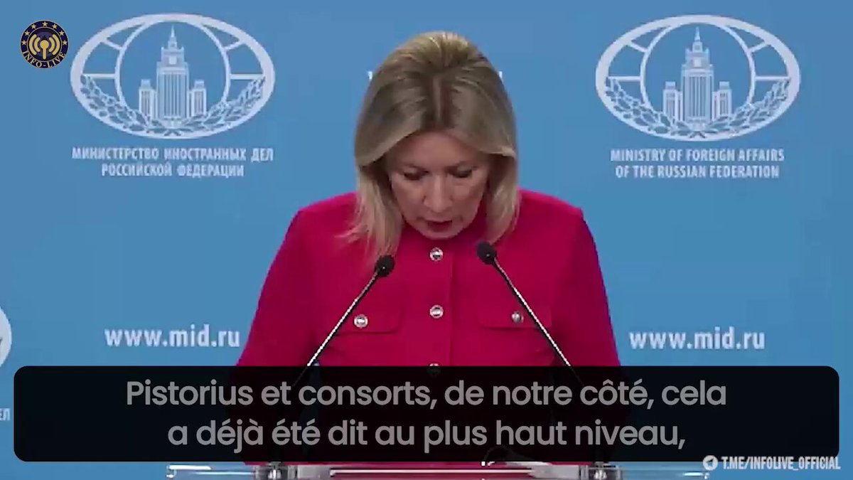 [#Russie/#Ukraine-#OTAN ] ⚡️🇷🇺 Moscou se considère en droit d'utiliser des armes contre les installations militaires des pays qui permettent à Kiev, par leur armement, de frapper en profondeur la Russie, a déclaré Maria Zakharova « En fait, les militaires de la RFA seront directement impliqués dans la planification des opérations de combat contre notre pays en cas d'utilisation des « Taurus » mentionnés ou de leurs modifications sous d'autres appellations. Cela n'a pas d'importance. Avec toutes les conséquences qui en découlent. Et en novembre, souvenez-vous, 2024, le président russe Vladimir Poutine a clairement exprimé la position russe concernant la décision des pays occidentaux de donner le feu vert à Kiev pour utiliser des systèmes à longue portée pour frapper en profondeur le territoire russe. Cette position reste inchangée. La Russie se considère en droit d'utiliser ses armes contre les installations militaires des pays qui permettront d'utiliser leurs armes contre la Russie. En cas d'escalade supplémentaire du conflit, nous répondrons de manière décisive et symétrique. »