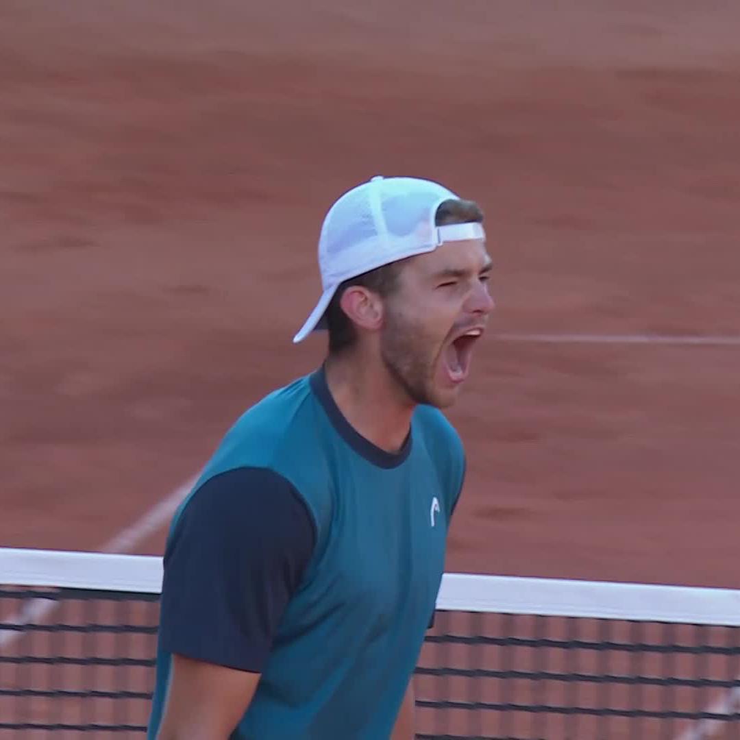 First ATP Tour Win ➡️ First ATP Tour Quarter-Final! Jerome Kym defeats Passaro 7-6 7-6 to advance to the final eight in Gstaad EFG Swiss Open Gstaad