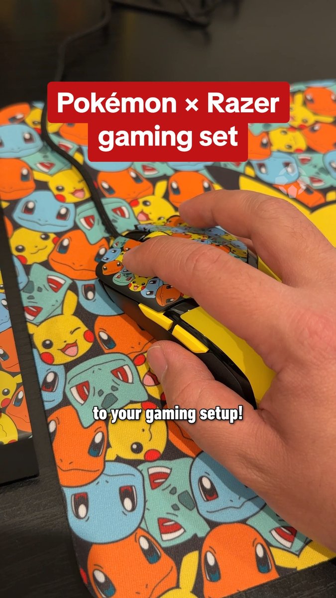 If you're a Pokemon fan who has trouble picking a favorite Gen. 1 starter, Razer has the gaming accessories for you: