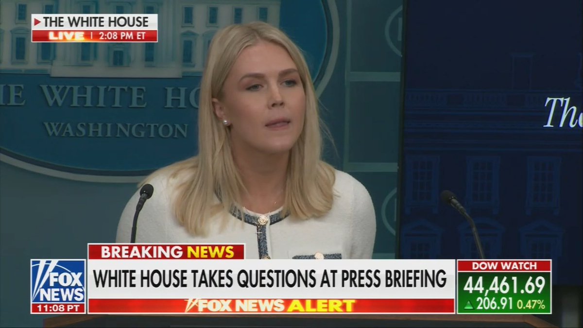 Q: Trump told a detailed story about his uncle teaching the Unabomber. But the Unabomber wasn't identified until a decade after John Trump died, how could the conversation have happened? Leavitt: I'm surprised you'd ask such a question with everything going on. Trump's uncle did in fact teach at MIT