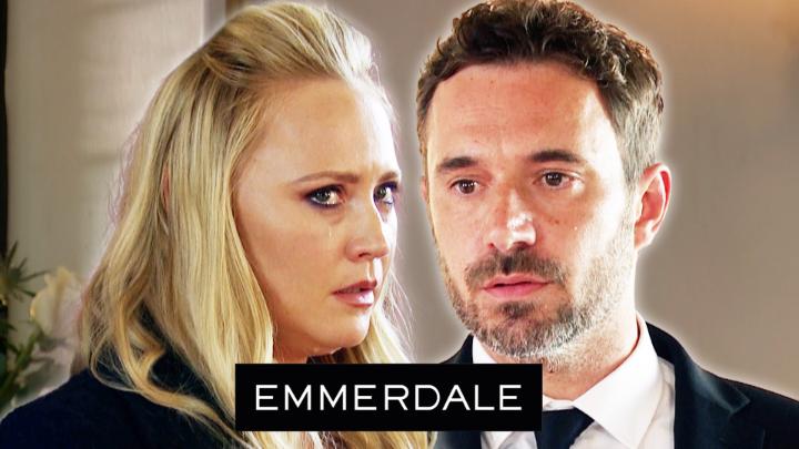 "Tracy, I'm so sorry." #Emmerdale